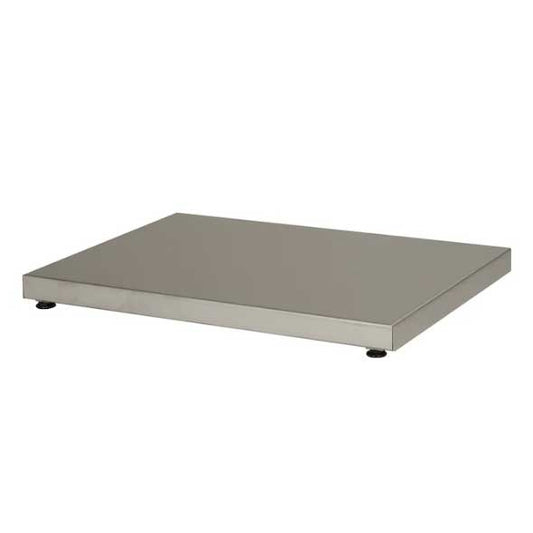 Adjustable stainless steel sauna heater installation base with leveler feet