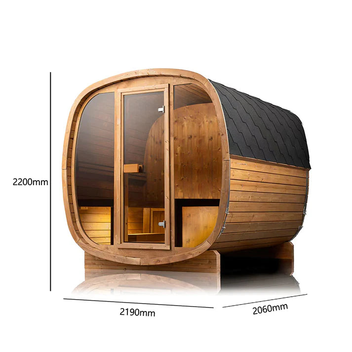 Auris 2 Outdoor Barrel Sauna
