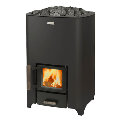 Narvi NC 24 black wood burning sauna heater