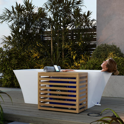 PolarSpa lifestyle — contrast therapy outdoor