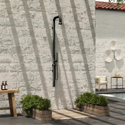 Poseidon 1066-GMB 316 powder coated stainless steel finish detail