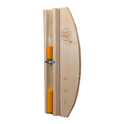 Wall mount sauna sand timer