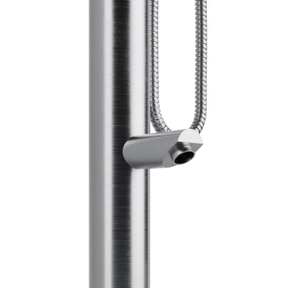 Wave outdoor shower freestanding base plate