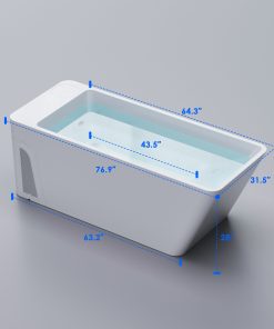 Aspen Cold Plunge dimensions — 76.9 inches L x 31.5 inches W x 28 inches H