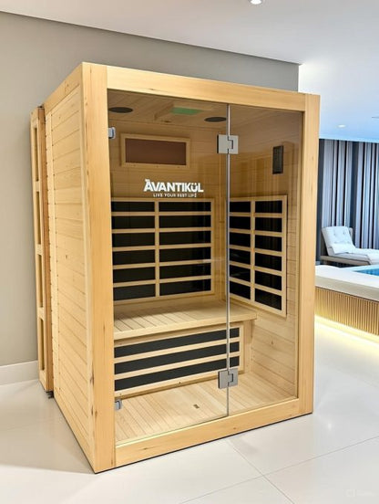 Fire & Ice Ritual — AV2 Infrared Sauna & K2 Plunge & Hot Tub