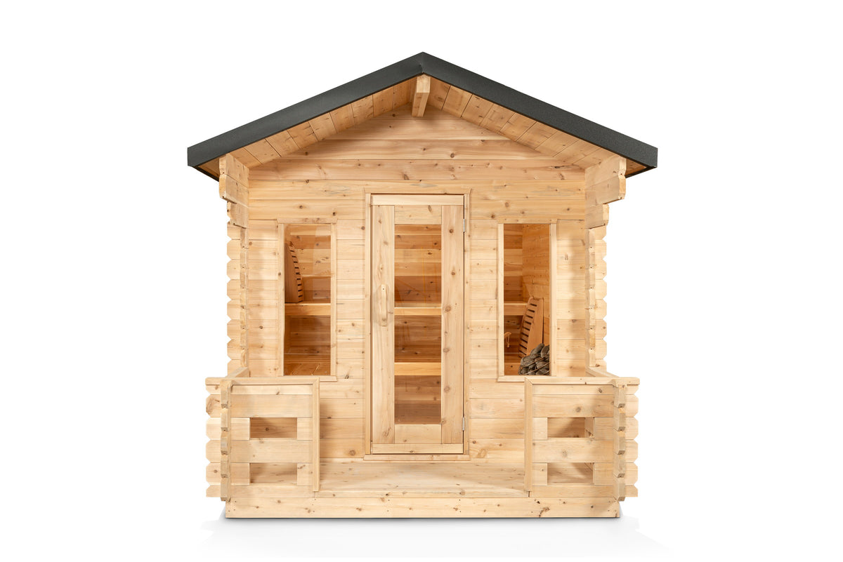 CT Georgian With Porch configuration front elevation on a white studio background