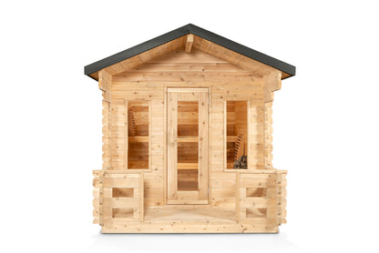 CT Georgian With Porch configuration front elevation on a white studio background
