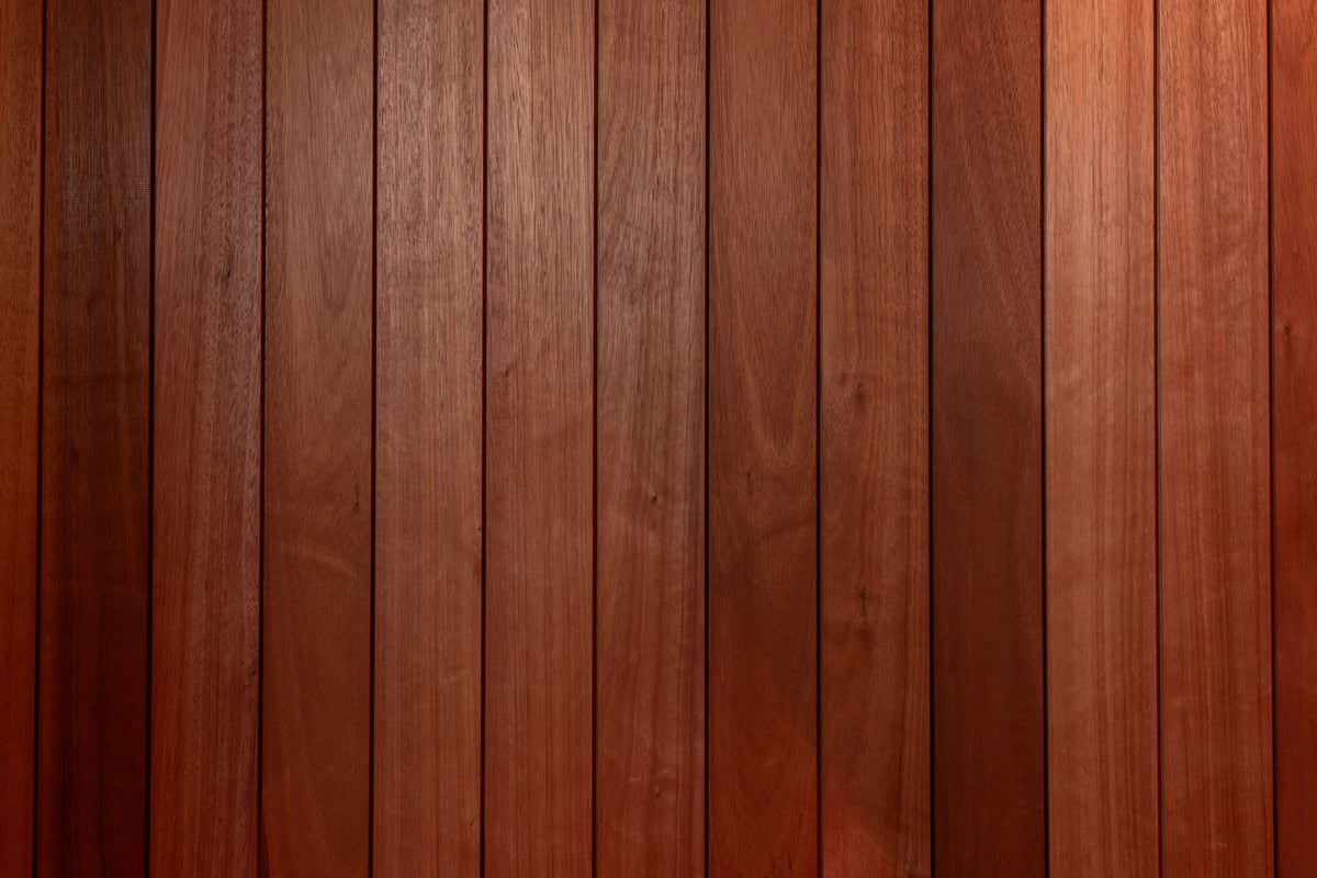 Thermally modified Thermo Grandis wood grain detail on CT Element Loft sauna