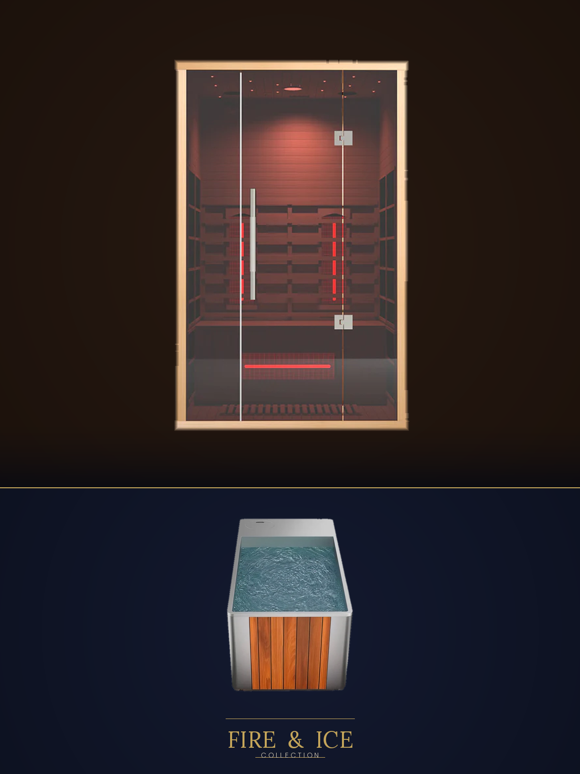 Fire & Ice Starter — Lumin 2 Infrared Sauna & Frost Cold Plunge